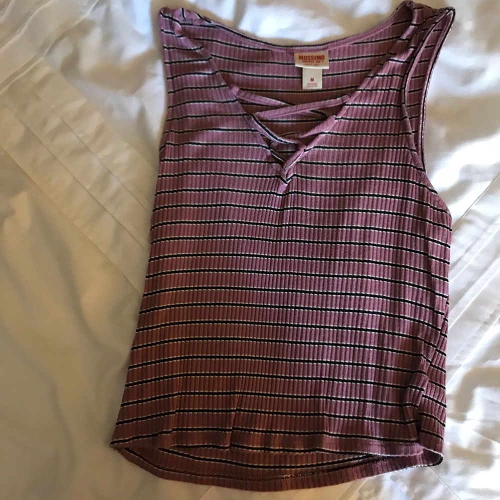 Mossimo Ribbed Crop Top NWOT
